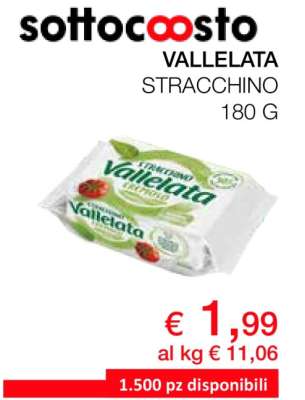 VALLELATA STRACCHINO 180 G