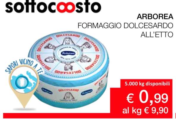 ARBOREA FORMAGGIO DOLCESARDO ALL’ETTO