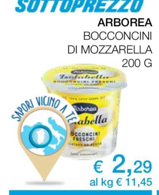 Arborea Bocconcini di Mozzarella