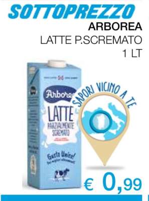 ARBOREA LATTE P.SCREMATO 1 LT