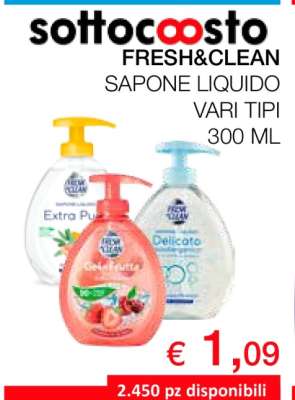 FRESH&CLEAN SAPONE LIQUIDO
