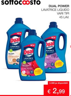 DUAL POWER LAVATRICE LIQUIDO