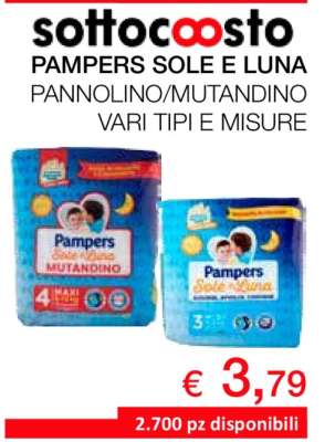 Pampers Sole e Luna