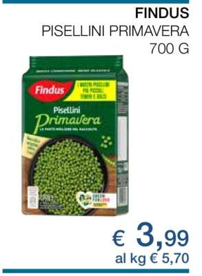 Findus Pisellini Primavera