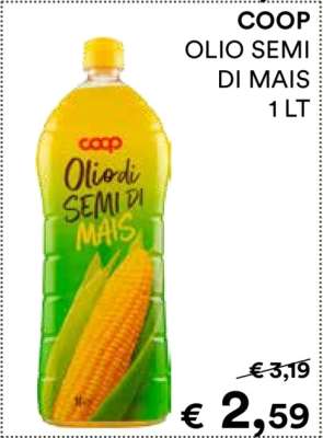 COOP OLIO SEMI DI MAIS 1 LT