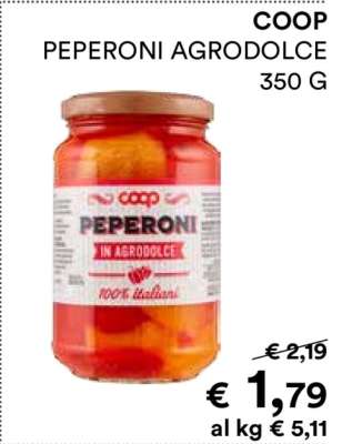 COOP Peperoni Agrodolce