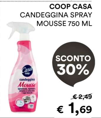 COOP CASA CANDEGGINA SPRAY MOUSSE 750 ML