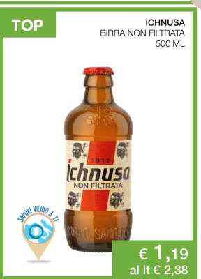 ICHNUSA BIRRA NON FILTRATA