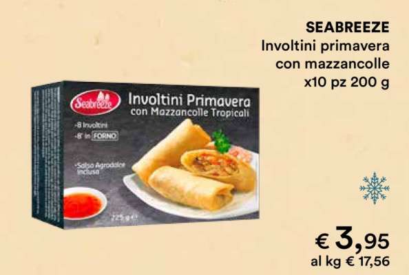 Seabreeze Involtini Primavera con Mazzancolle