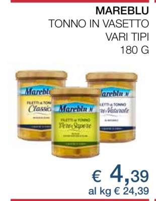 MAREBLU TONNO IN VASETTO
