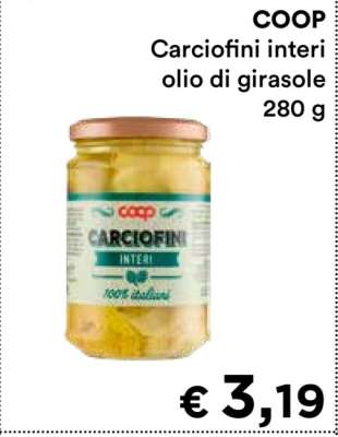COOP Carciofini interi