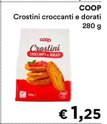 COOP Crostini croccanti e dorati 280 g