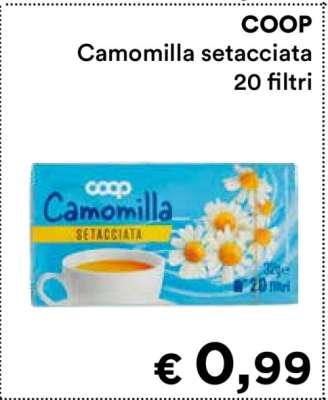 COOP Camomilla Setacciata 20 Filtri