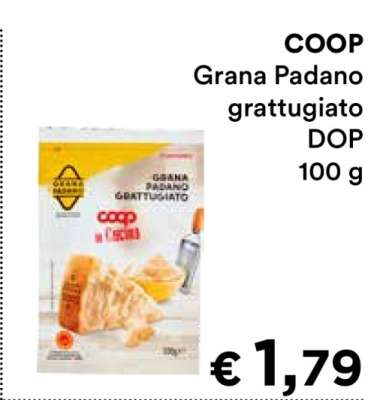 COOP Grana Padano Grattugiato DOP
