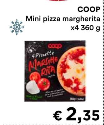 COOP MINI PIZZA MARGHERITA