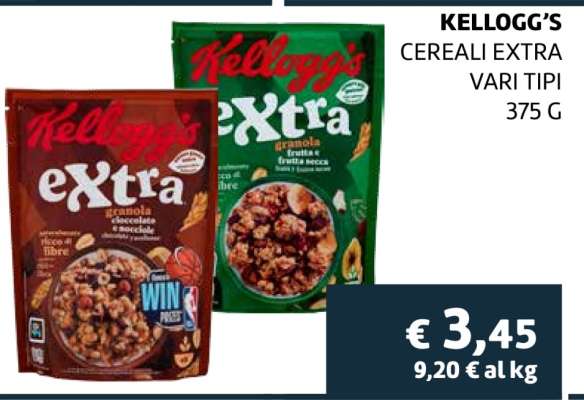 KELLOGG'S Cereali extra