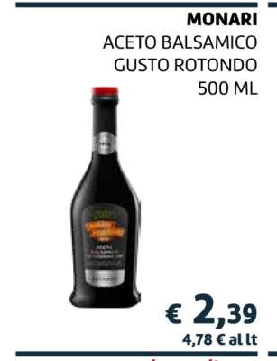 MONARI ACETO BALSAMICO GUSTO ROTONDO