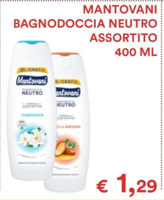 MANTOVANI BAGNODOCCIA NEUTRO ASSORTITO