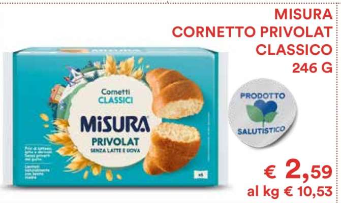 MISURA CORNETTO PRIVOLAT CLASSICO