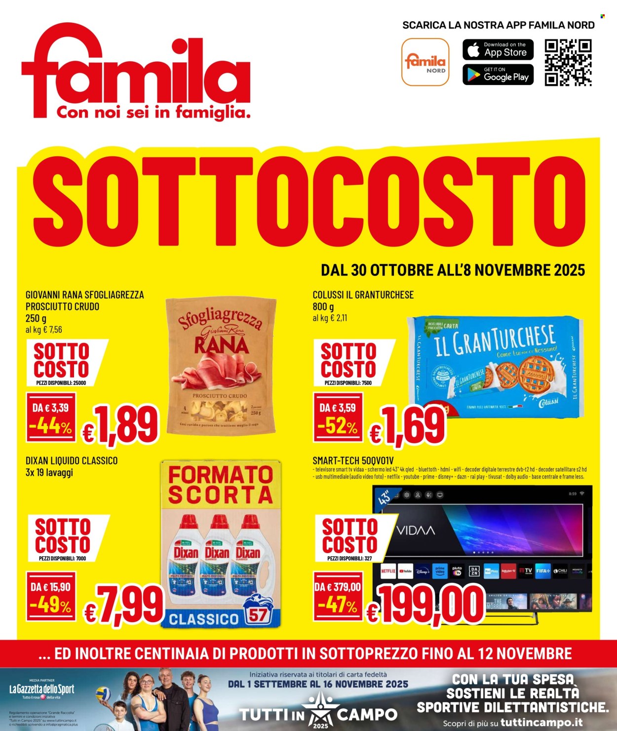 Volantino Famila - 30/10/2025 - 12/11/2025. Pagina 1