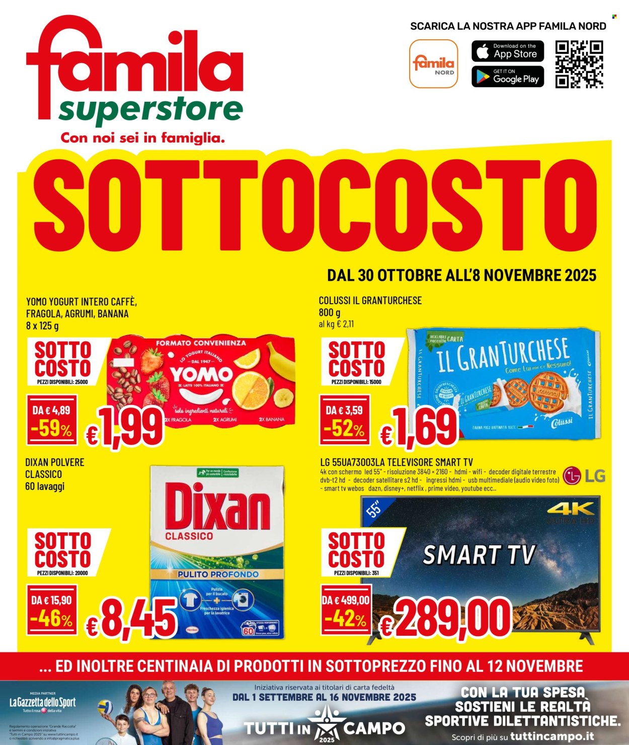 Volantino Famila - 30/10/2025 - 12/11/2025. Pagina 1