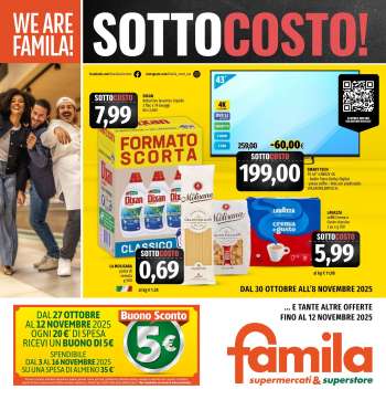 Volantino Famila - 30/10/2025 - 12/11/2025.