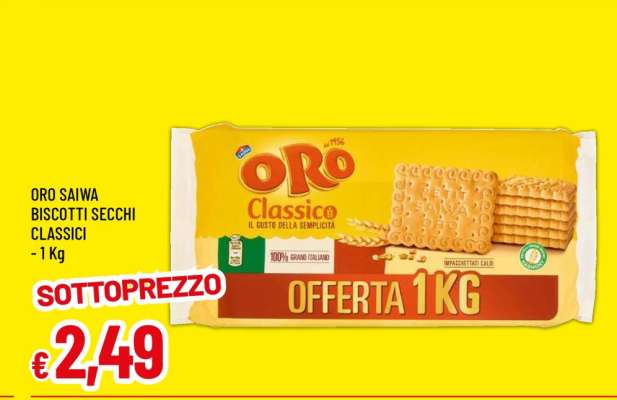 ORO SAIWA BISCOTTI SECCHI CLASSICI