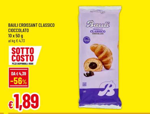 BAULI CROISSANT CLASSICO CIOCCOLATO