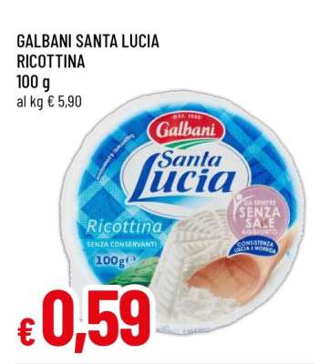 GALBANI SANTA LUCIA RICOTTINA