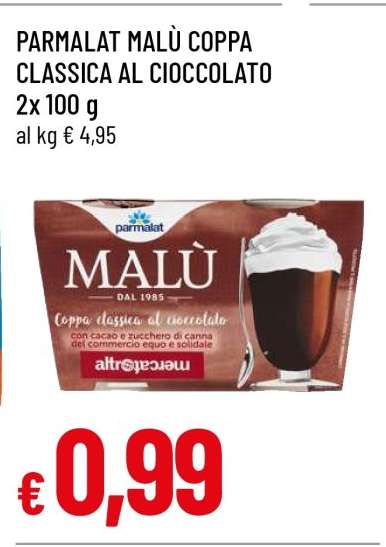 PARMALAT MALÙ COPPA CLASSICA AL CIOCCOLATO