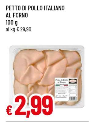PETTO DI POLLO ITALIANO AL FORNO