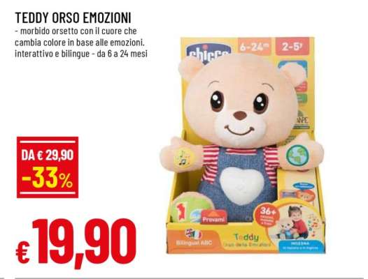 TEDDY ORSO EMOZIONI