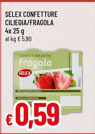SELEX CONFETTURE CILIEGIA/FRAGOLA