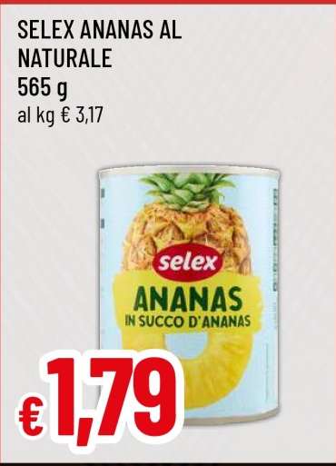 SELEX ANANAS AL NATURALE