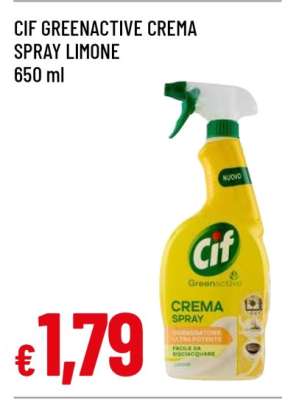 CIF GREENACTIVE CREMA SPRAY LIMONE