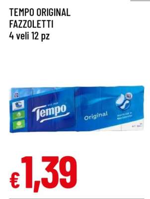 TEMPO ORIGINAL FAZZOLETTI