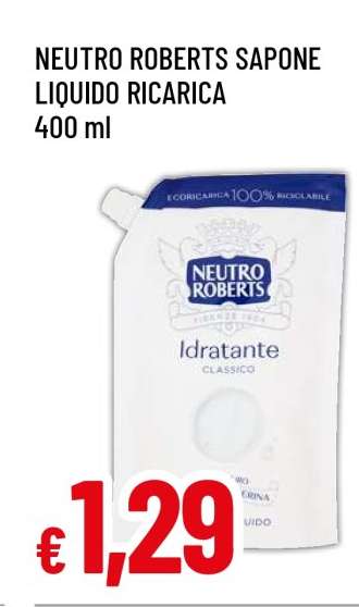 NEUTRO ROBERTS SAPONE LIQUIDO RICARICA