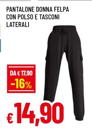 PANTALONE DONNA FELPA