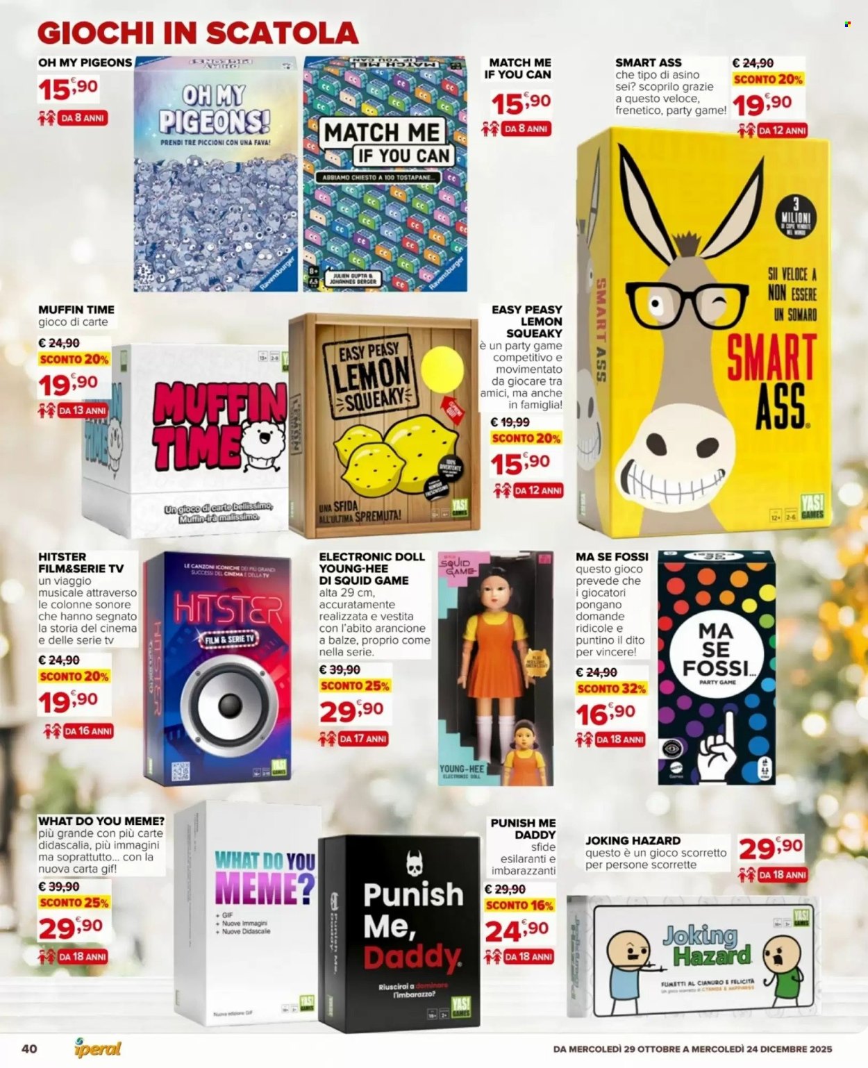 Volantino Iperal - 29/10/2025 - 24/12/2025. Pagina 40