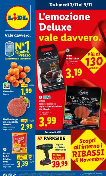 Volantino Lidl - 3/11/2025 - 9/11/2025.