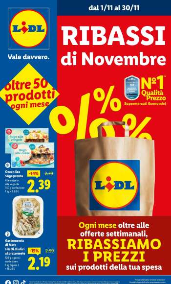 Volantino Lidl - 1/11/2025 - 30/11/2025.