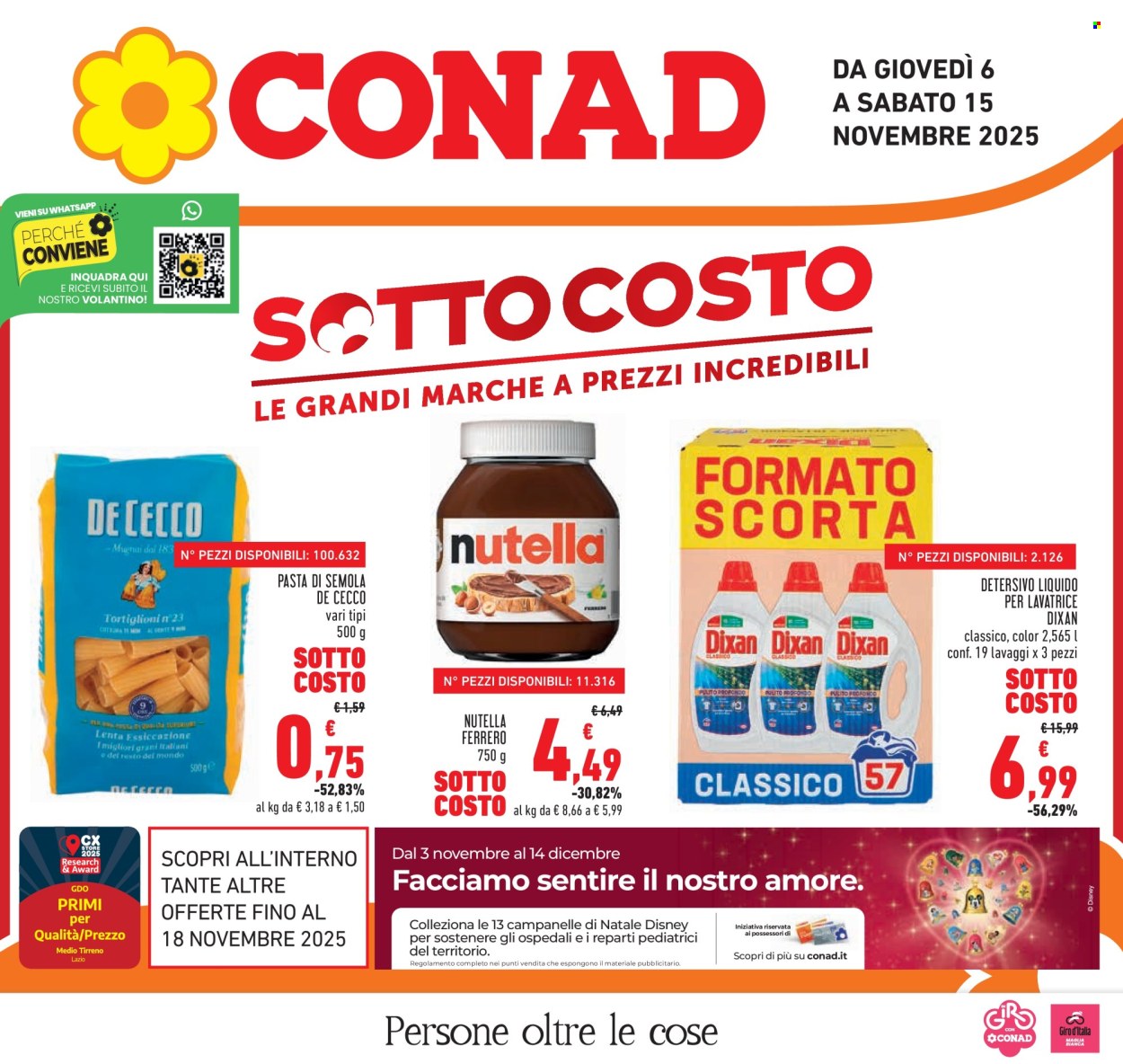 Volantino Conad - 6/11/2025 - 18/11/2025. Pagina 1