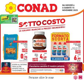 Volantino Conad - 6/11/2025 - 18/11/2025.