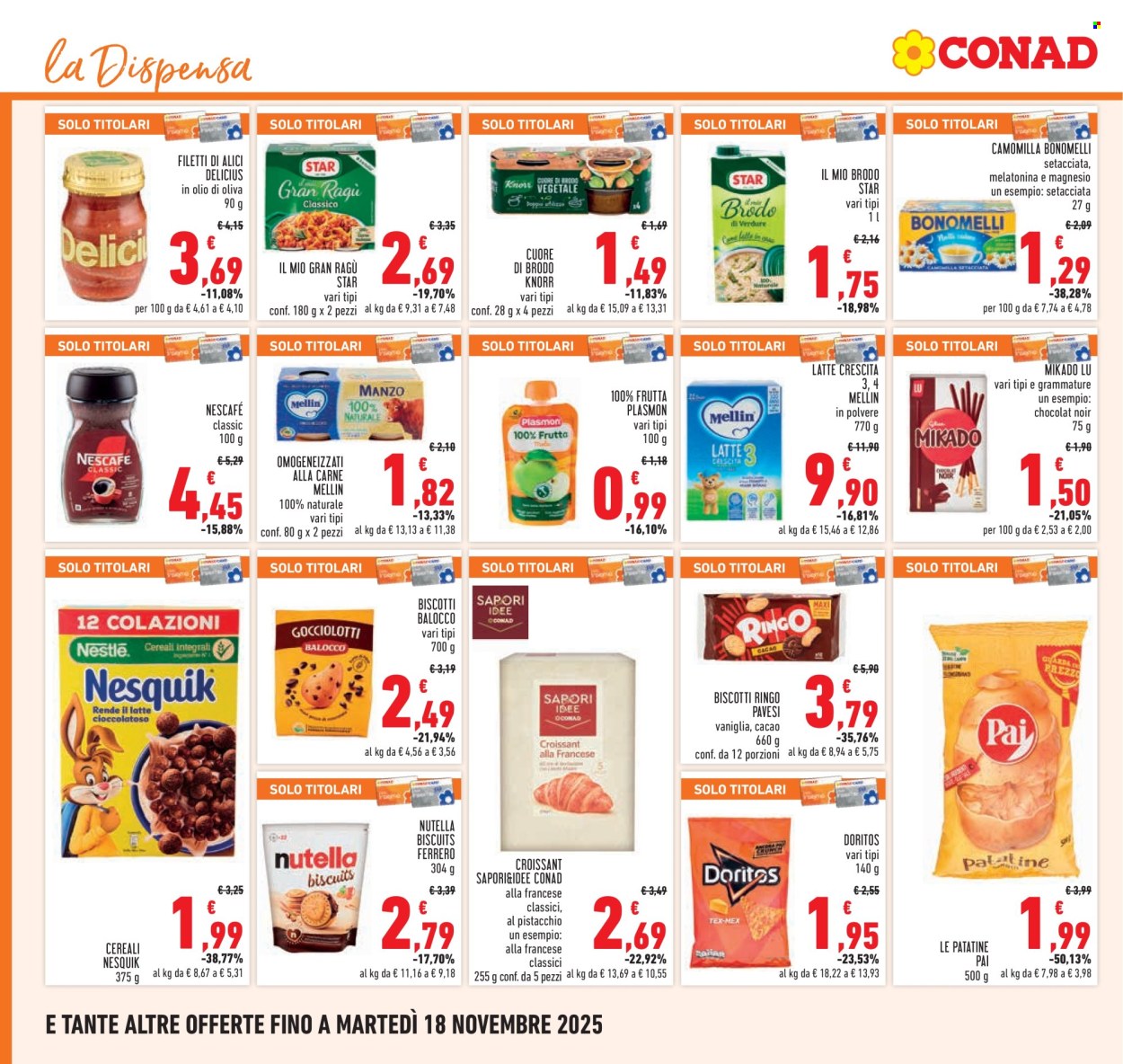 Volantino Conad - 6/11/2025 - 18/11/2025. Pagina 18