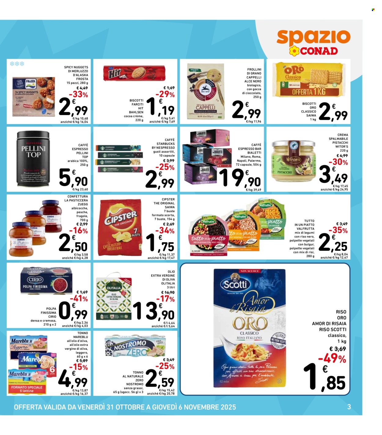 Volantino Spazio Conad - 31/10/2025 - 6/11/2025. Pagina 3