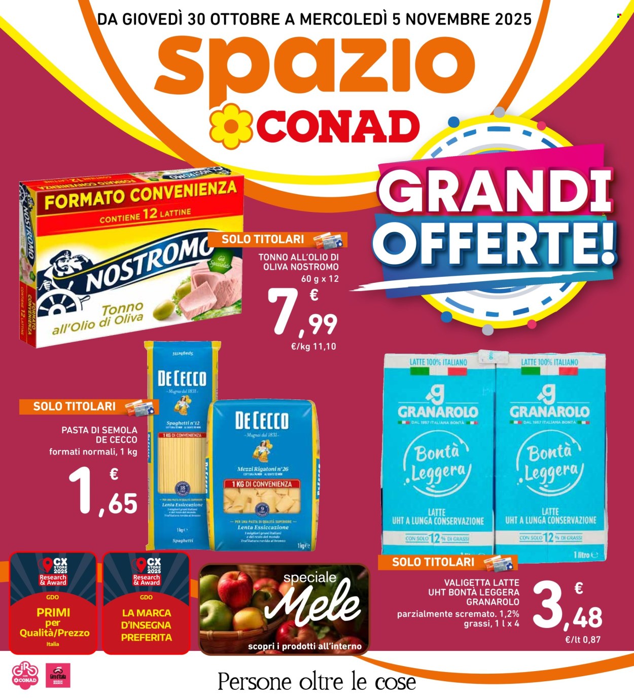 Volantino Spazio Conad - 30/10/2025 - 5/11/2025. Pagina 1