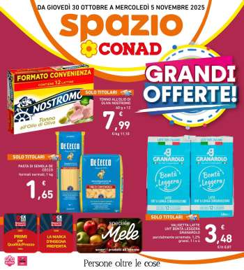 Volantino Spazio Conad - 30/10/2025 - 5/11/2025.