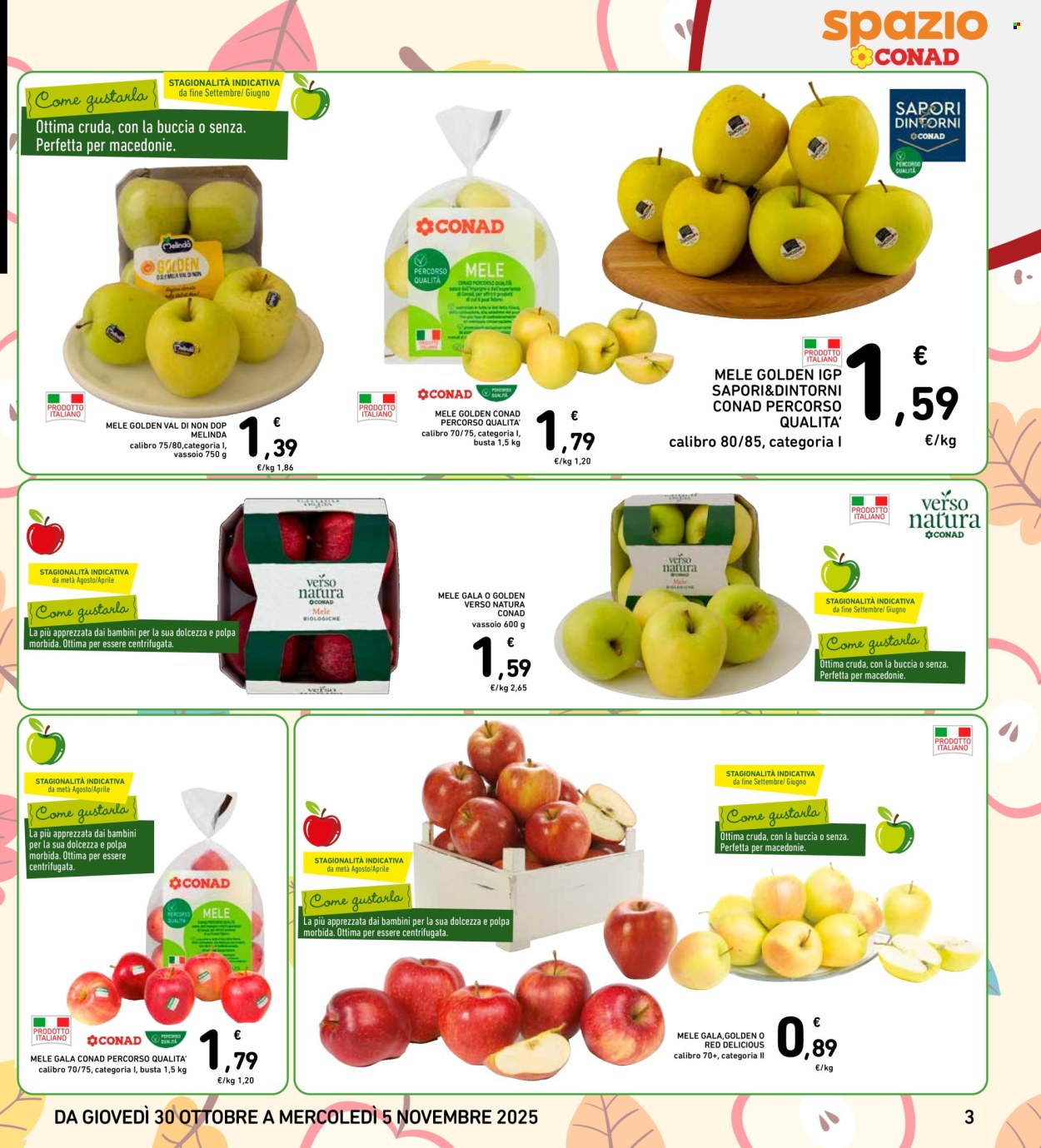 Volantino Spazio Conad - 30/10/2025 - 5/11/2025. Pagina 3