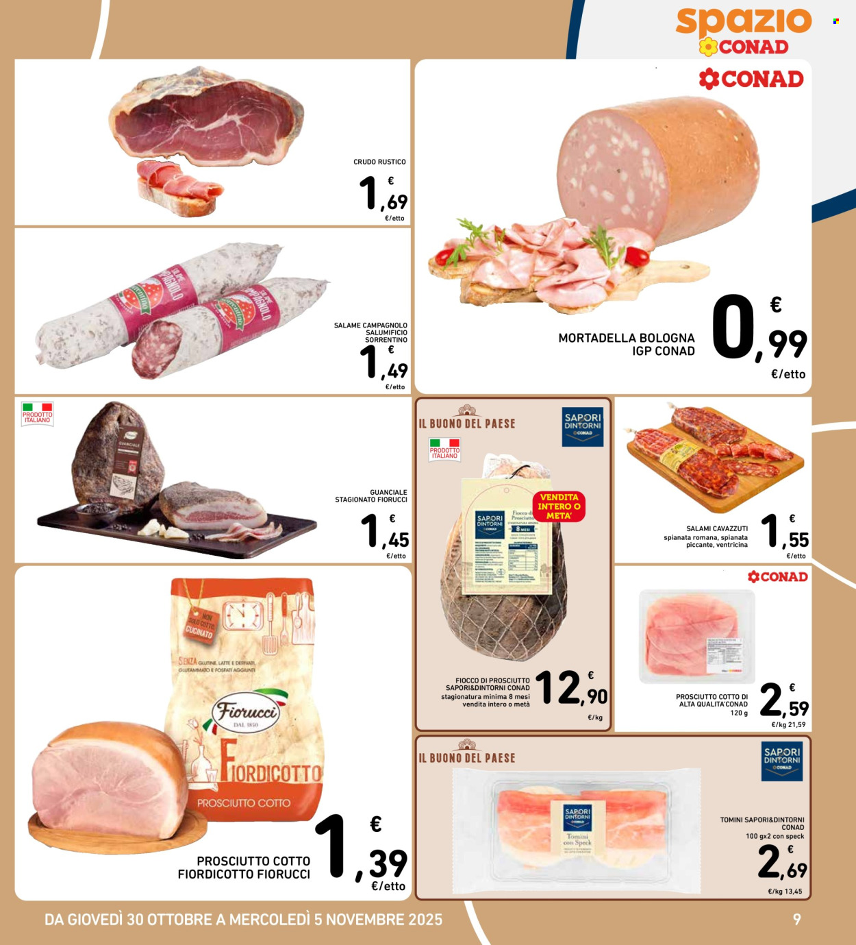 Volantino Spazio Conad - 30/10/2025 - 5/11/2025. Pagina 9