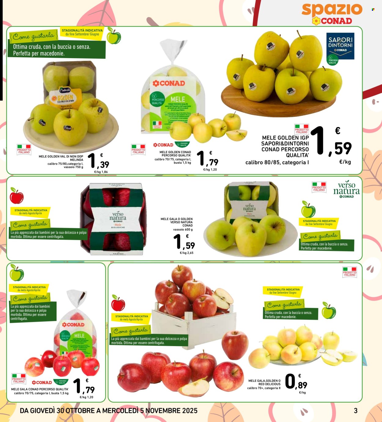 Volantino Spazio Conad - 30/10/2025 - 5/11/2025. Pagina 3